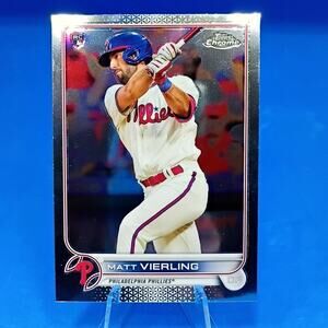 2022 Topps Chrome - Matt Vierling #181 (RC)